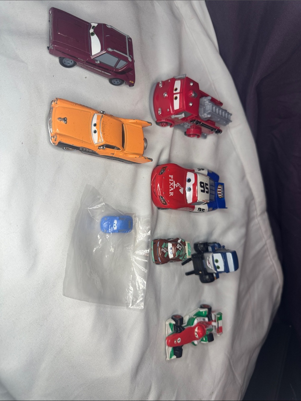 Disney Pixar Cars lot of 8 different cars